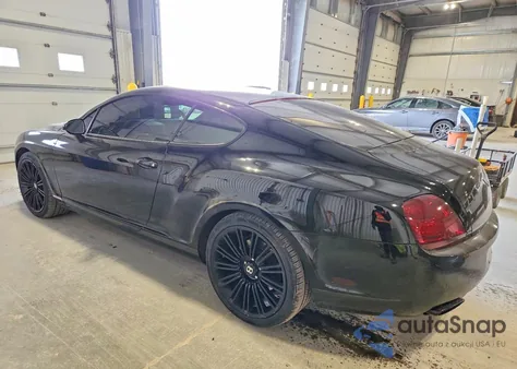 2009 Bentley Continental Gt Speed from USA, damaged, VIN SCBCP73W19C059638